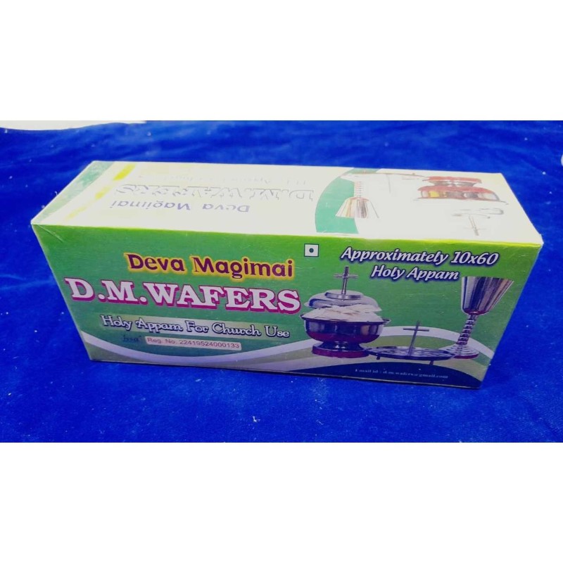 Big Appam Pack – 10 Boxes – 60 Appam Each – Holy Communion Bread for Churches