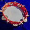 Small Round Tambourine with Skin – Church Worship Instrument