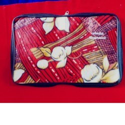 Crown Size Velvet Bible Cover – Soft, Zippered Bible Case for Medium Bibles