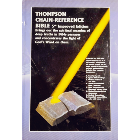 Thompson Chain-Reference Bible – Topical Study Bible for In-Depth Learning
