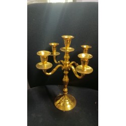 Brass Item - 5 Candle Stand