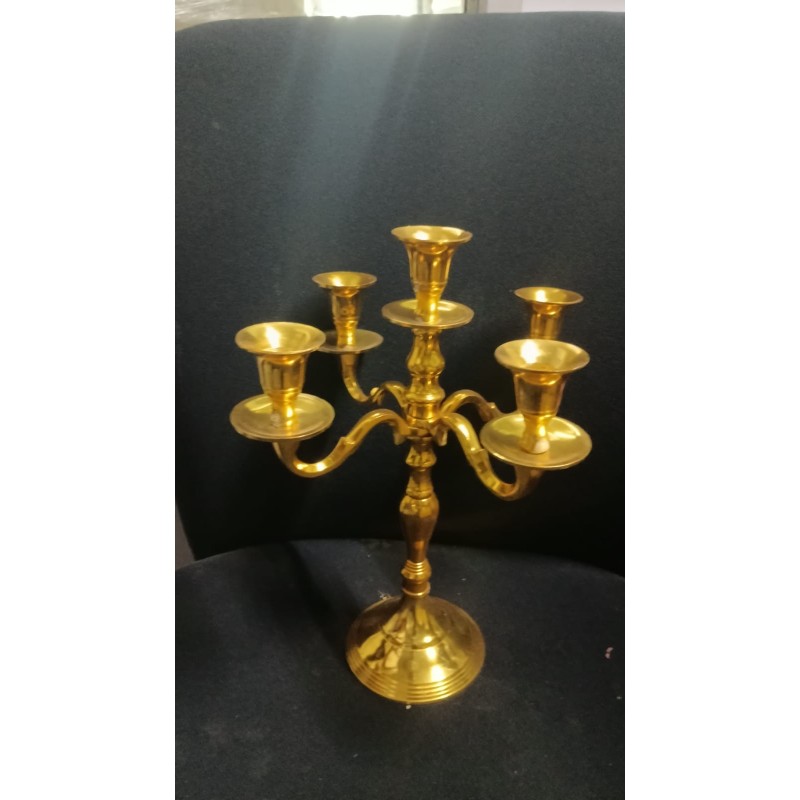 Brass Item - 5 Candle Stand