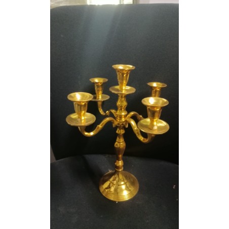 Brass Item - 5 Candle Stand